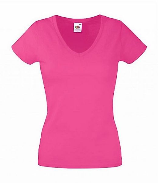 Fruit of the Loom V-Shirt Damen Valueweight V-Neck T Lady-Fit / Belcoro® Ga günstig online kaufen