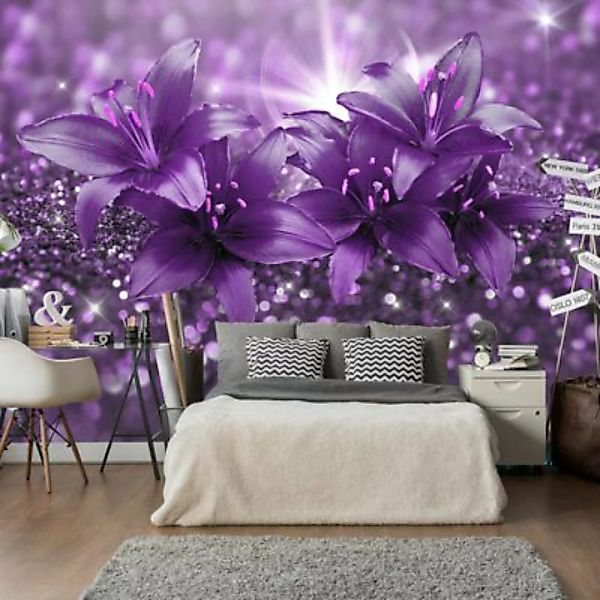 artgeist Fototapete Masterpiece of Purple violett Gr. 200 x 140 günstig online kaufen