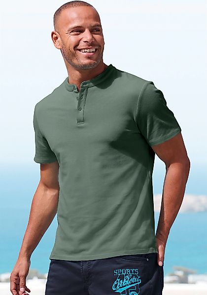 John Devin Poloshirt "mit Stehkragen,", Regular-Fit, aus Baumwoll-Piqué günstig online kaufen