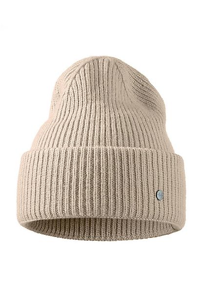 PEARLWOOD Strickmütze IVA Feinripp, breiter Umschlag, Temperaturregulierend günstig online kaufen