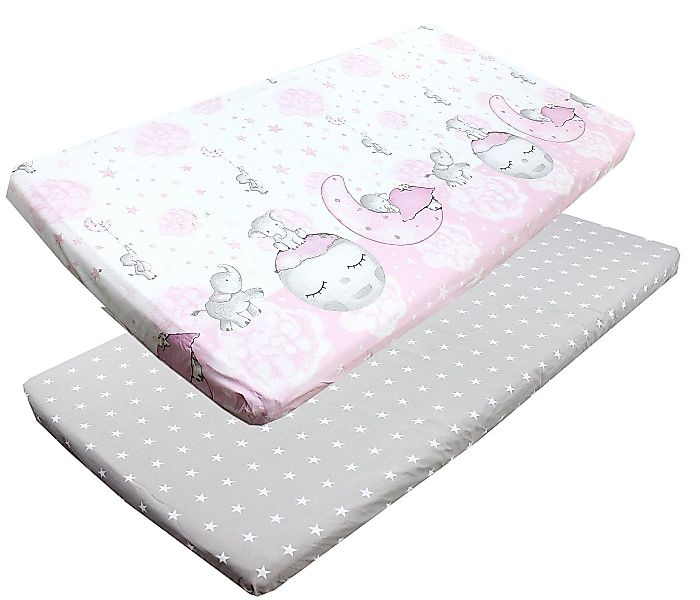 TupTam Spannbettlaken Baby Spannbettlaken Spannbetttuch für Babybett Kinder günstig online kaufen