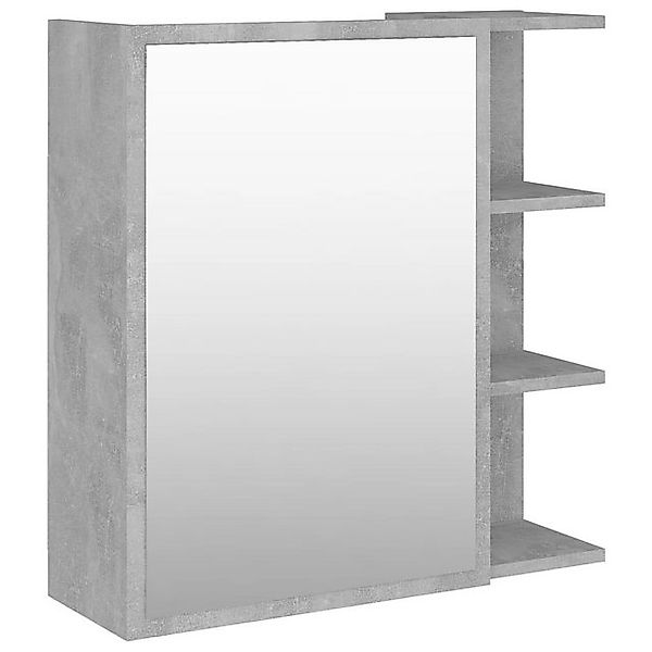 vidaXL Spiegelschrank Badspiegel Spiegelschrank Betongrau 62,5x20,5x64 cm S günstig online kaufen