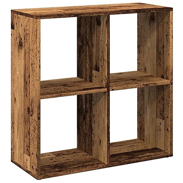 vidaXL Bücherregal Raumteiler-Bücherregal Altholz-Optik 69,5x29x69,5 cm, günstig online kaufen