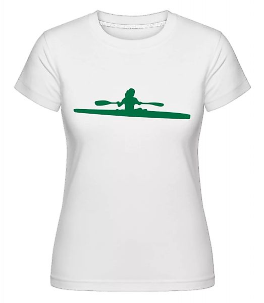 Kayak Shape Green · Shirtinator Frauen T-Shirt günstig online kaufen