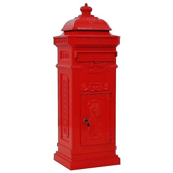 vidaXL Briefkasten Säulenbriefkasten Aluminium Vintage-Stil Rostfrei günstig online kaufen