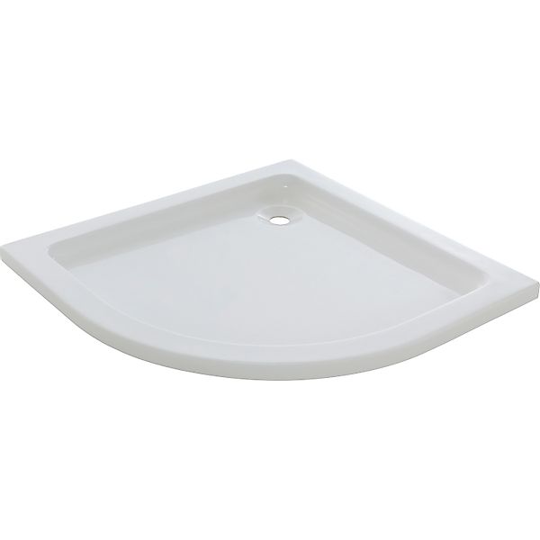 baliv Duschwanne Extraflach DT-4705 Viertelkreis 80 cm x 80 cm Weiß günstig online kaufen