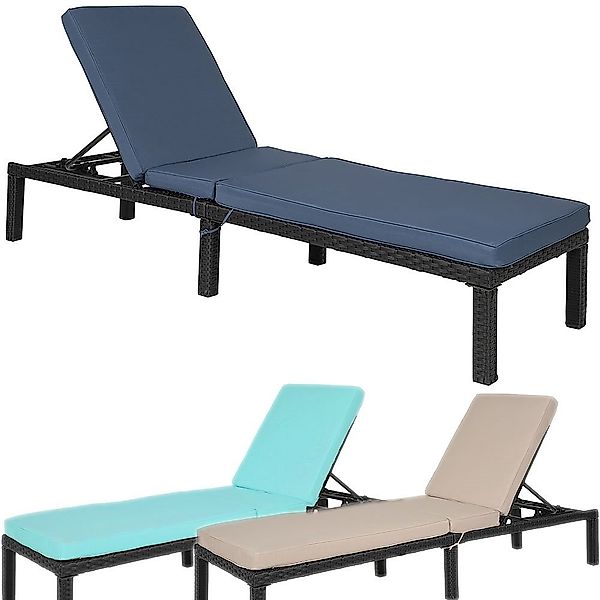 Melko Gartenliege Gartenliege Polyrattan Sonnenliege mit günstig online kaufen