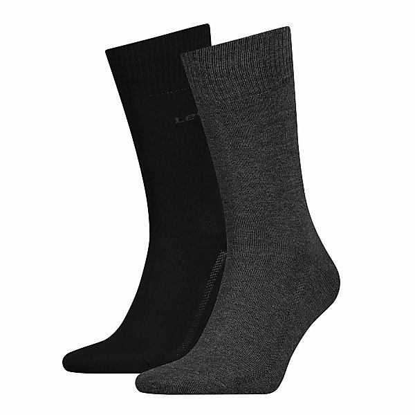 Levi´s ® 168sf Regular Socken 2 Paare EU 43-46 Middle Grey Melange günstig online kaufen