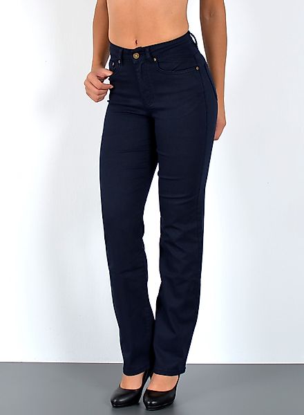 ESRA Stoffhose Damen Straight Fit Hose günstig online kaufen