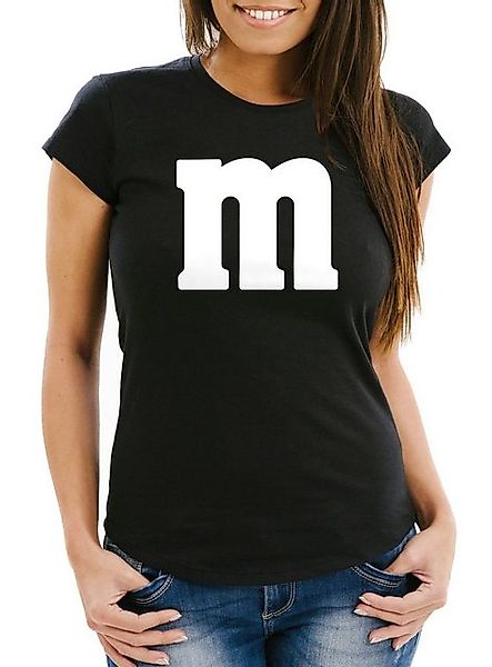 MoonWorks Print-Shirt Damen T-Shirt Gruppen-Kostüm M Aufdruck Kostüm Faschi günstig online kaufen