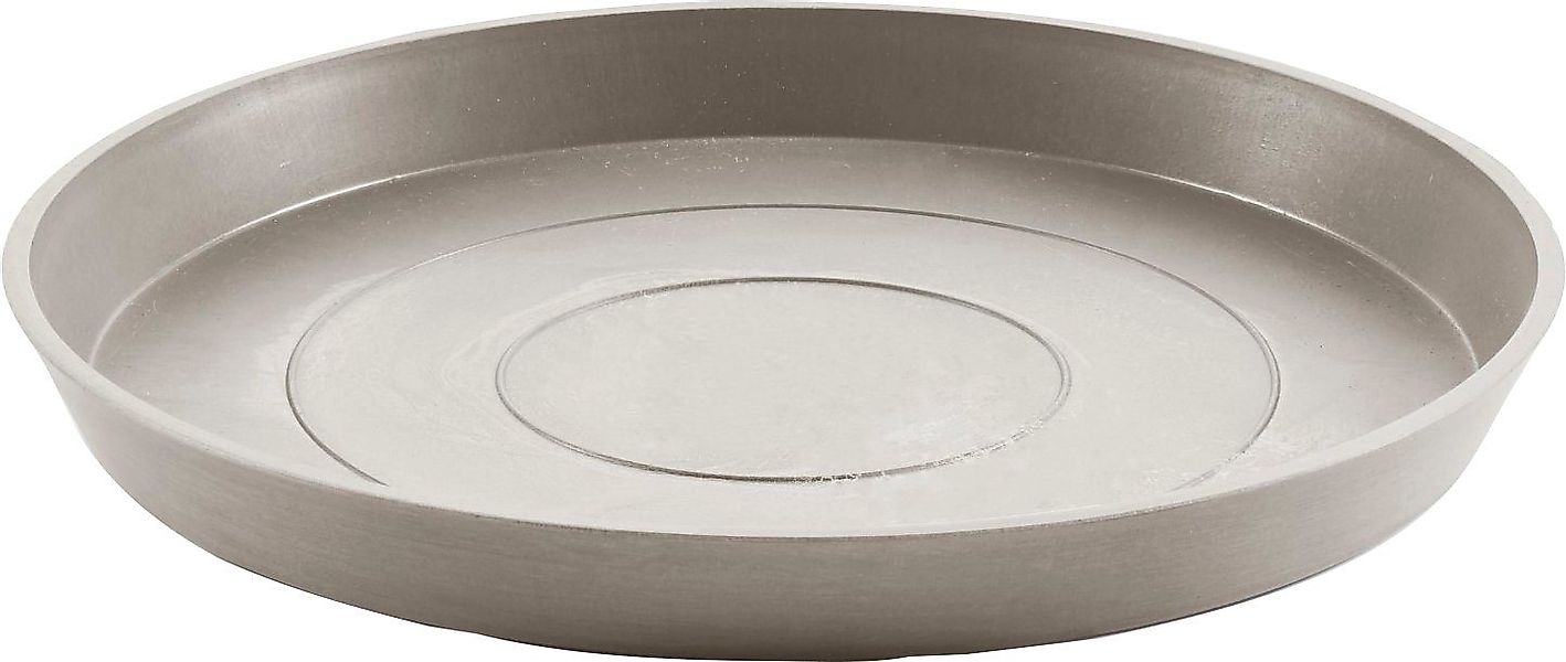 ECOPOTS Blumentopfuntersetzer ROUND SAUCER Taupe, BxTxH: günstig online kaufen