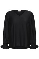 KAFFE Curve Langarmbluse Langarm-Bluse KCrya Große günstig online kaufen