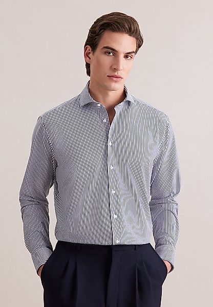 seidensticker Businesshemd Schwarze Rose Regular 1/1 Kentkragen Gestreift günstig online kaufen