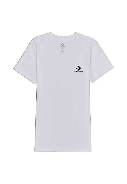 Converse T-Shirt Damen CHEST STAR CHEVRON 10018270 Weiß 102 günstig online kaufen