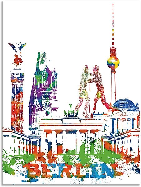 Artland Wandbild "Berlin Grafik", Berlin, (1 St.), als Alubild, Leinwandbil günstig online kaufen