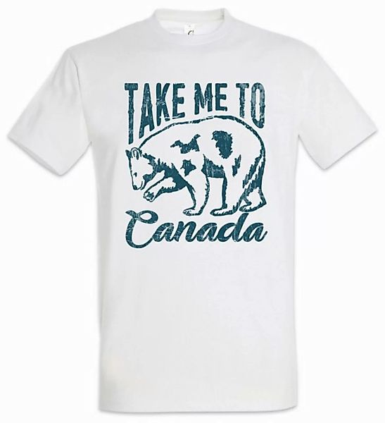 Urban Backwoods Print-Shirt Take Me To Canada Herren T-Shirt Kanada Ahornbl günstig online kaufen