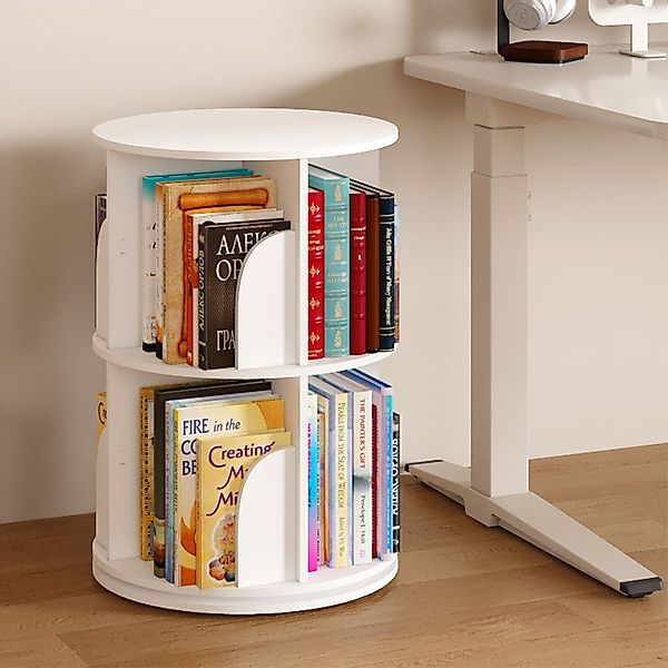 NUODWELL Bücherregal Drehbare Bücherregal, 2/3/4/5 Etagen günstig online kaufen