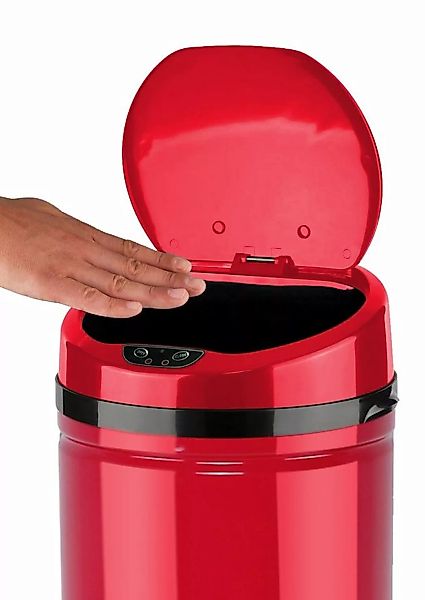 ECHTWERK Mülleimer »INOX RED«, 1 Behälter, Infrarot-Sensor, Korpus aus Edel günstig online kaufen