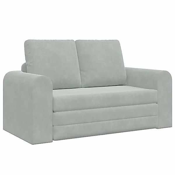 vidaXL Sofa Sofa Bett Hellgrau 148 günstig online kaufen
