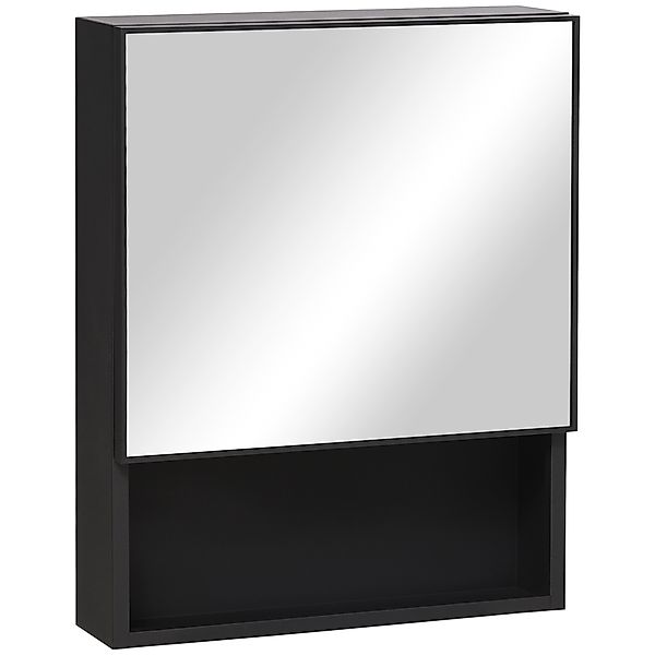 Kleankin Spiegelschrank Badezimmerschrank mit Spiegeltür 2 günstig online kaufen