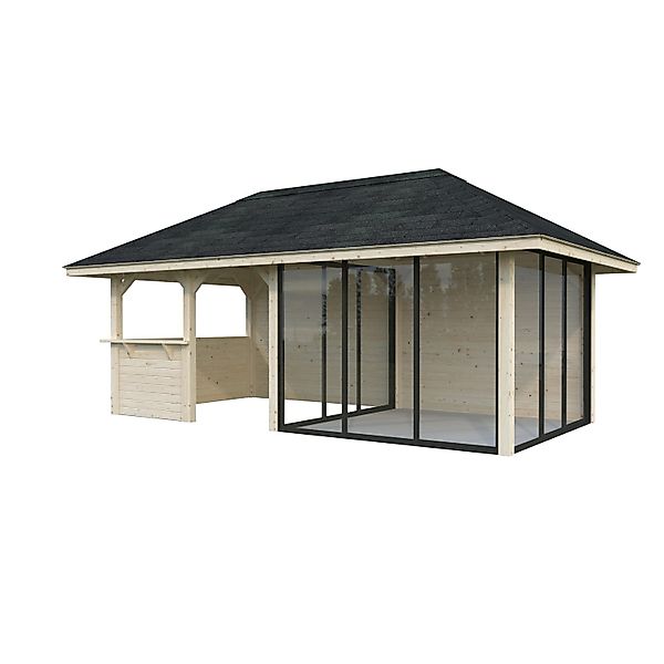 Palmako Pavillon Bianca Set208 Slide Transparent 588 cm x 300 cm FSC® günstig online kaufen