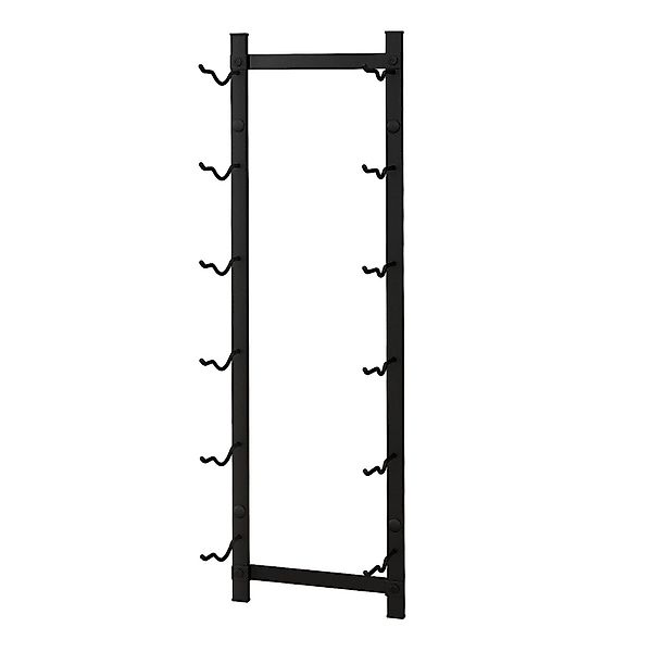 COSTWAY Weinregal, Wand, Metall, für 6 günstig online kaufen