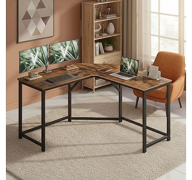 VASAGLE Schreibtisch Computertisch, 130/150 cm, L-förm Eckschreibtisch, pla günstig online kaufen