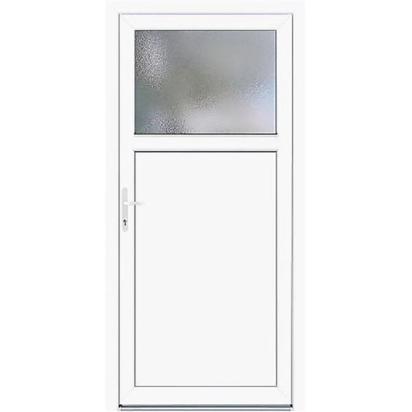 Kunststoff-Nebeneingangstür K 301 Weiß 98 cm x 198 cm Anschlag Links günstig online kaufen