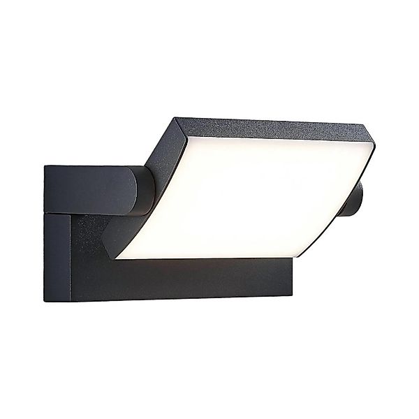 Lindby LED Wandleuchte Außen Sherin 9932020 Spritzwassergeschützt Modern in günstig online kaufen