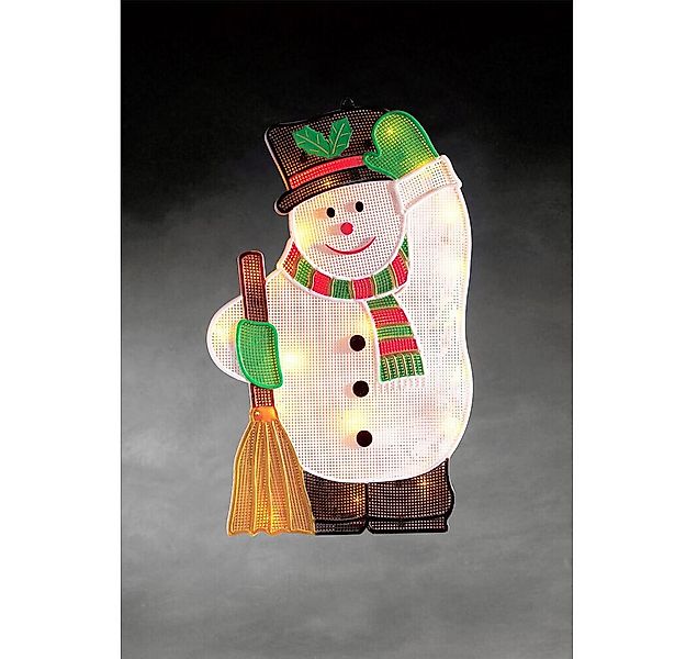 KONSTSMIDE Beleuchtetes Fensterbild 20-flammig, Kunststoff, warmweiß, 1lm, günstig online kaufen