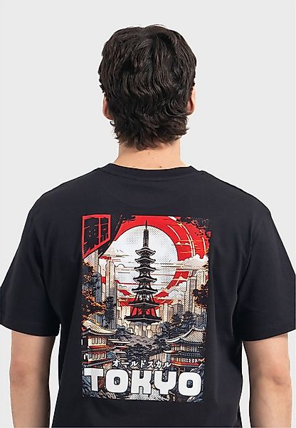 Oldskull T-Shirt Tokyo Skyline Manga Graphic Traditionelles fernöstliches M günstig online kaufen