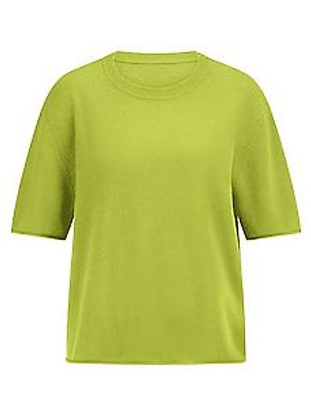 Rundhals-Pullover aus 100% Kaschmir Peter Hahn grün günstig online kaufen