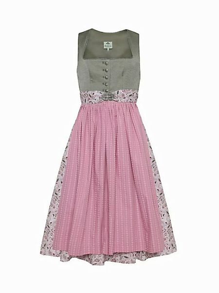 Berwin Dirndl Dirndl mit uni Oberteil und Paisleyrock (Dirndl-Set) günstig online kaufen