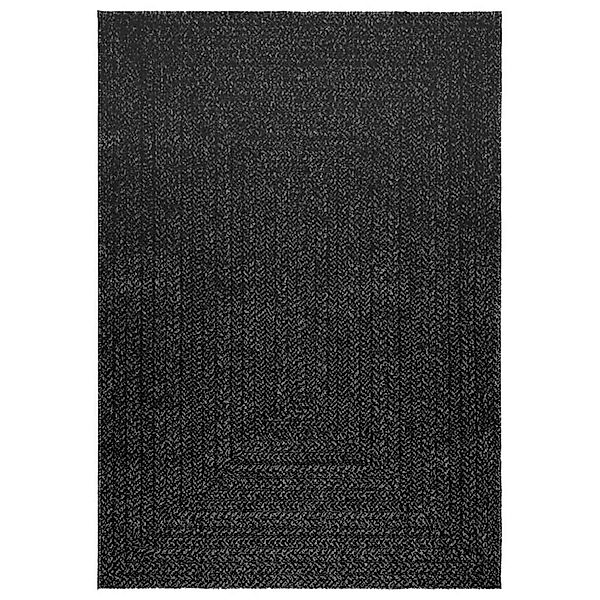 vidaXL Teppich Zizur Anthrazit 120x170cm Juteoptik Indoor Und Outdoor 22327 günstig online kaufen