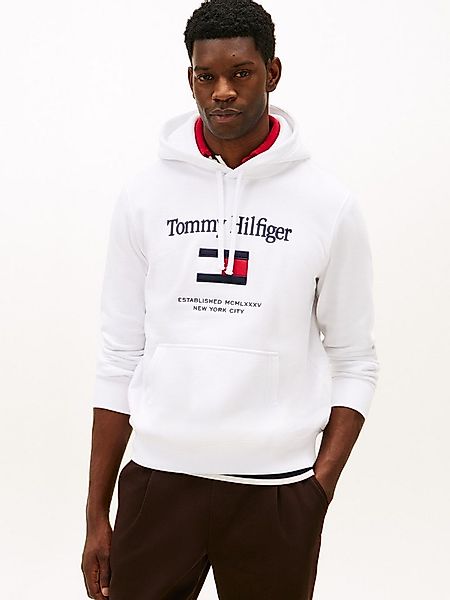 Tommy Hilfiger Hoodie TOMMY EMBRO FLAG normale Passform, Stickerei günstig online kaufen