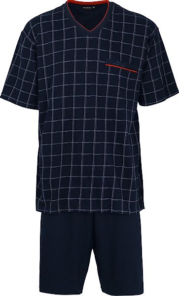 GÖTZBURG Pyjama Herren-Shorty Single-Jersey Karo günstig online kaufen