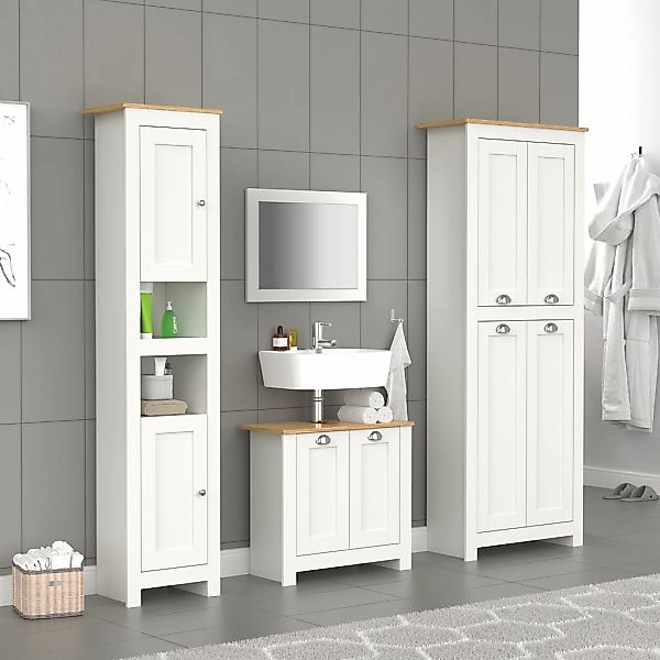 VCM Waschbeckenunterschrank "VCM Holz Waschbeckenunterschrank  Badschrank günstig online kaufen