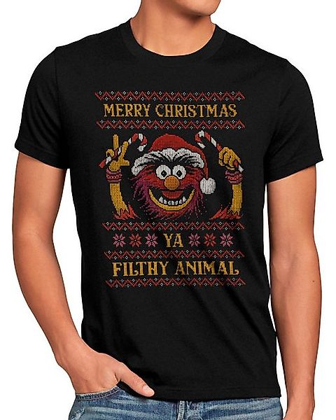 style3 T-Shirt Krümelmonster kekse sesamstraße plätzchen backen weihnachten günstig online kaufen