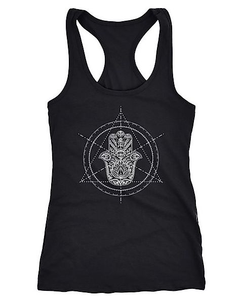 Neverless Tanktop Damen Tank-Top Hamsa Fatimas Hand Ethno Boho Bohemian Rac günstig online kaufen