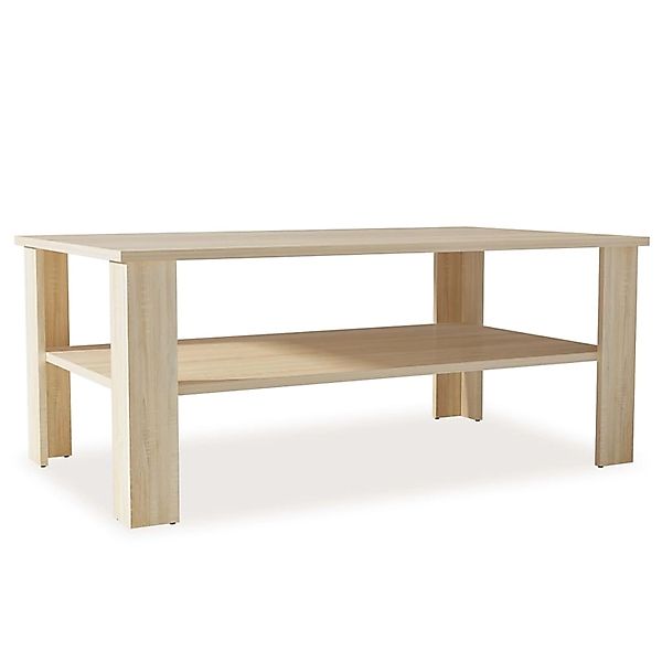 vidaXL Couchtisch Holzwerkstoff 100x59x42 cm Eiche günstig online kaufen
