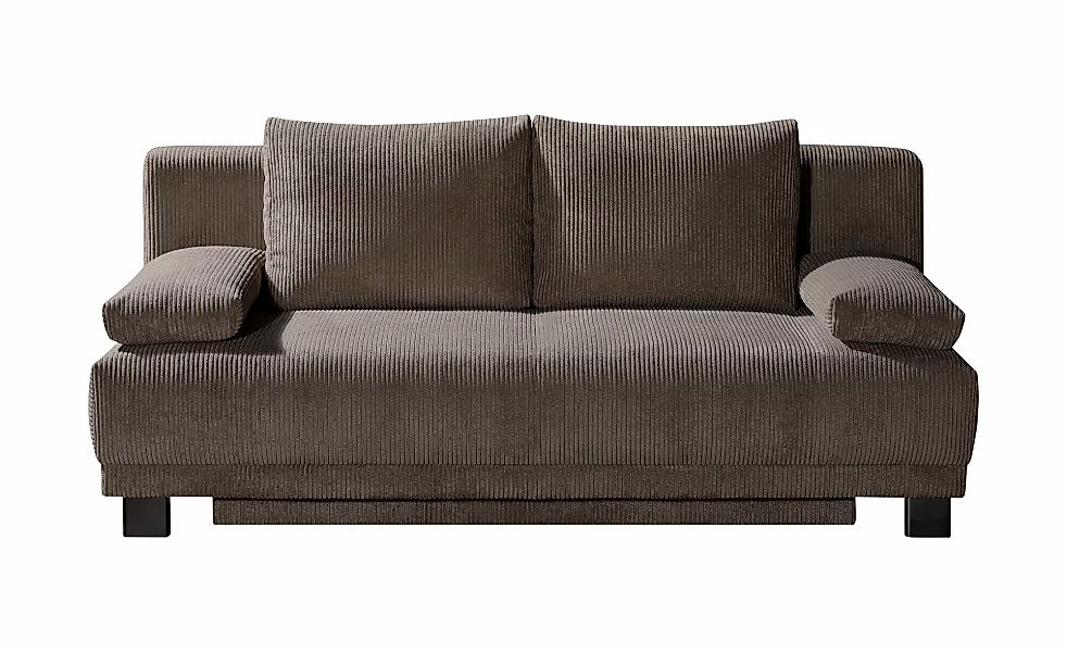 Schlafsofa aus Cord Luna ¦ braun ¦ Maße (cm): B: 200 H: 89 T: 96 Polstermöb günstig online kaufen