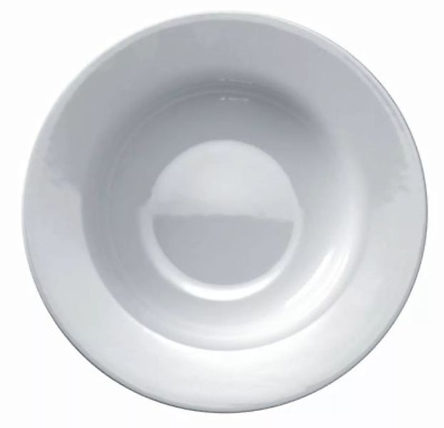 Suppenteller Platebowlcup keramik weiß - Alessi - Weiß günstig online kaufen