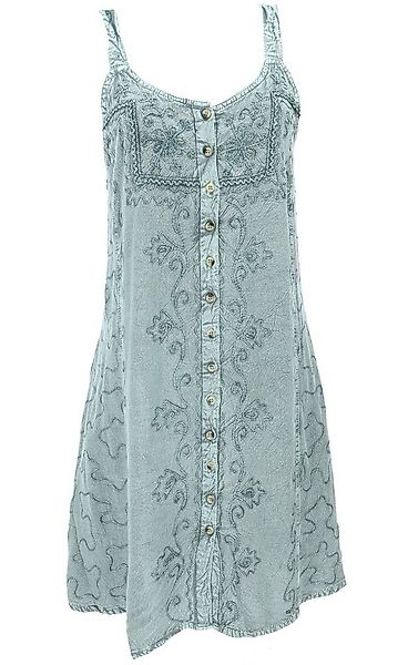 Guru-Shop Midikleid Besticktes indisches Kleid, Boho Minikleid -.. alternat günstig online kaufen