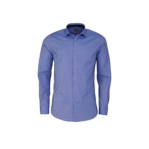 Hatico Businesshemd Langarm Business Hemd ’für Herren in blau’ (1-tlg., kei günstig online kaufen