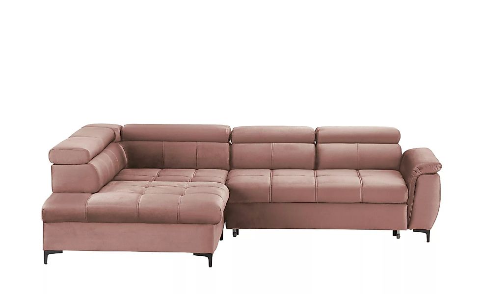 switch Ecksofa  Denvo - rosa/pink - 292 cm - 77 cm - 220 cm - Polstermöbel günstig online kaufen
