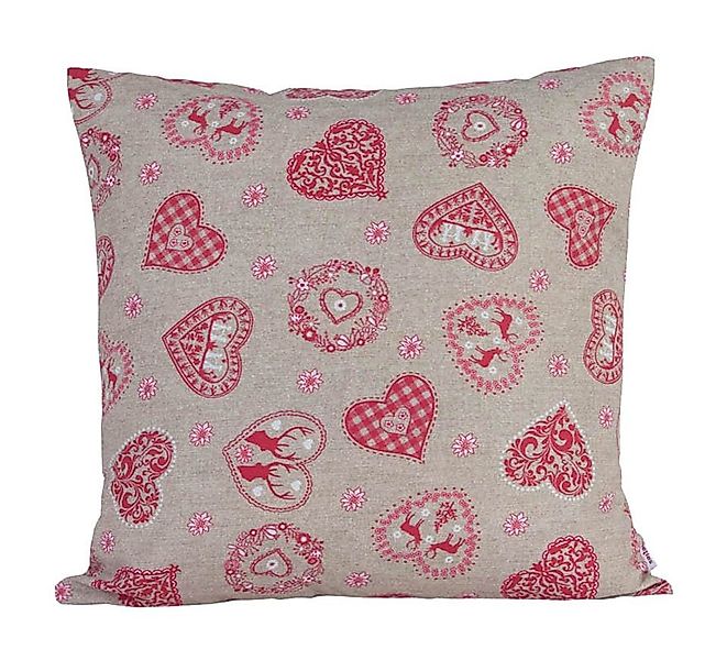 beties Kissenbezug Alpen Hütte, (1 Stück), 50x50 cm pflegeleichtes Baumwoll günstig online kaufen