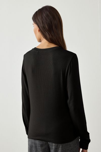 Next Blusenshirt Weiches, geripptes, leichtes Langarmshirt günstig online kaufen