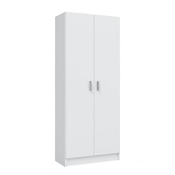 freiraum Mehrzweckschrank Multipurpose in Weiß - 73x180x37 (BxHxT) günstig online kaufen