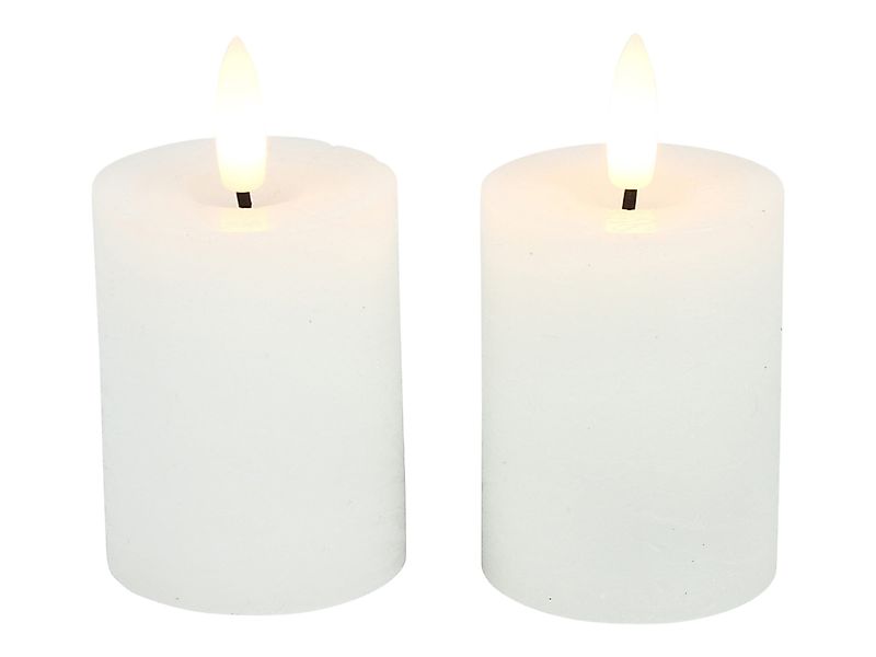 Countryfield LED-Kerze (Set, 2-tlg), weiß 3D-Flamme günstig online kaufen
