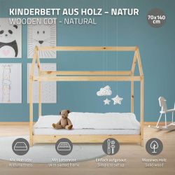 ML-DESIGN Spielbett Hausbett Kinderbett inkl. Lattenrost günstig online kaufen